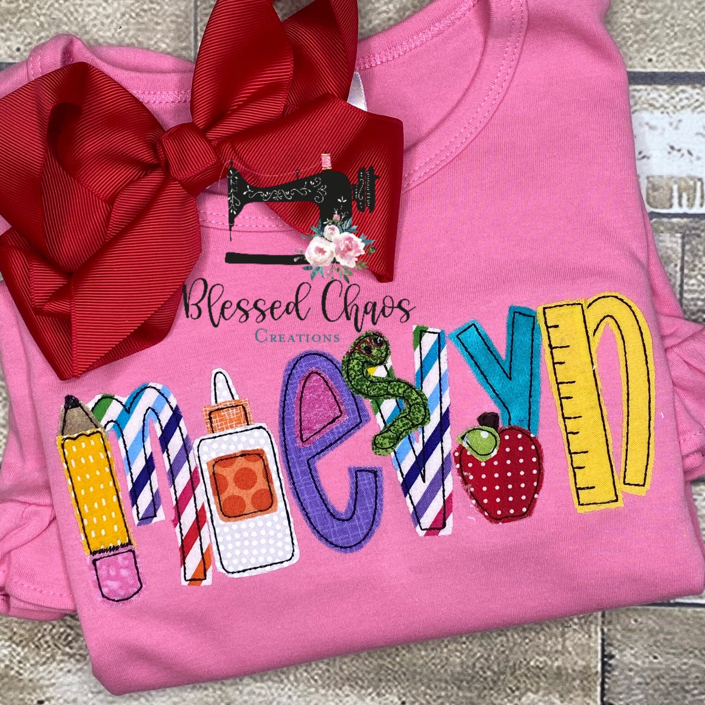 Girls Back to School Name Shirt, Back to School Shirt, Back To School Outfit, Personalized School Shirt, Girls School Shirt