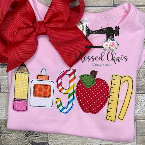 Girls Back to School Name Shirt, Back to School Shirt, Back To School Outfit, Personalized School Shirt, Girls School Shirt