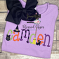 Embroidered Halloween Name Shirt