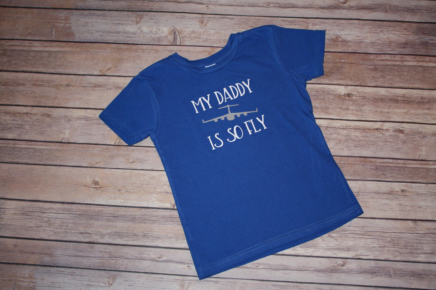 My Dad (Daddy) or Mom (Mommy) is So Fly Custom Airplane Shirt, Military Deployment Homecoming Shirt, C-17 KC-135 Kid Tee, Daddy's Co-Pilot