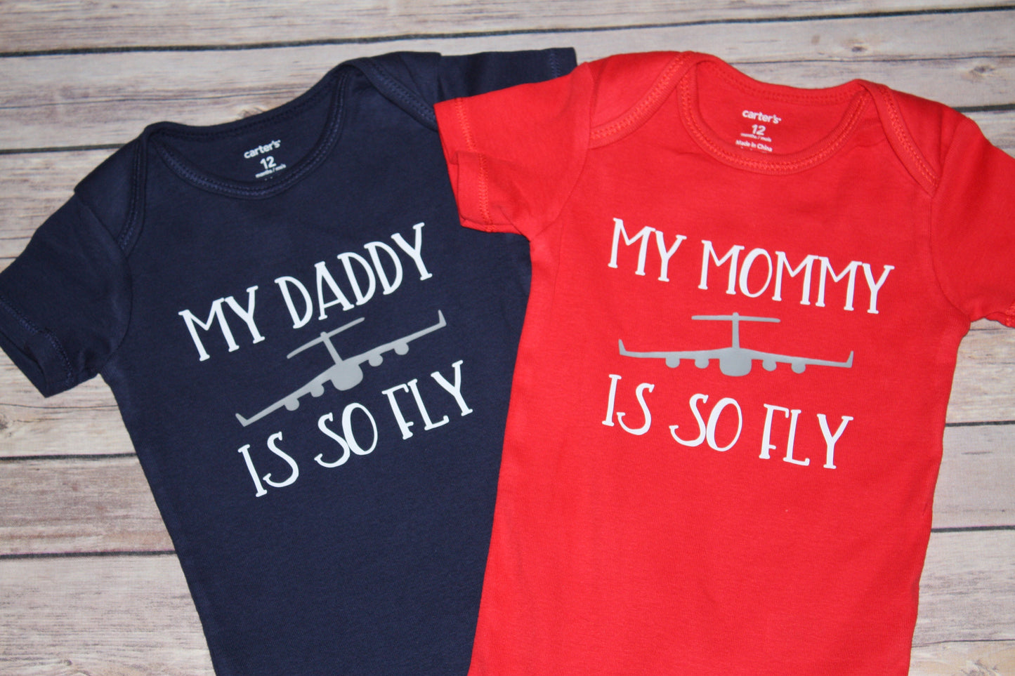 My Dad (Daddy) or Mom (Mommy) is So Fly Custom Airplane Shirt, Military Deployment Homecoming Shirt, C-17 KC-135 Kid Tee, Daddy's Co-Pilot
