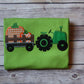 Boys Fall Pumpkin Farm Tractor Shirt