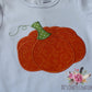 Girls Swirly Pumpkin Fall Shirt