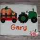 Boys Fall Pumpkin Farm Tractor Shirt