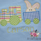 Personalized Boys Easter Shirt, Boys Easter Bunny Train Shirt, Easter Bunny Outfit, Toddler Easter Shirt