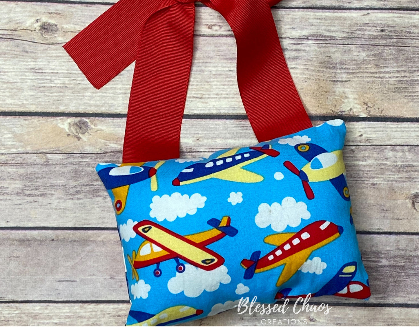 Boys Airplane Tooth Fairy Pillow