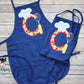 Personalized Child's Apron, Child Chef's Hat Applique Apron, Custom Child's Apron, Kids Culinary Apron with Pockets & Tie, Cooking with Kids