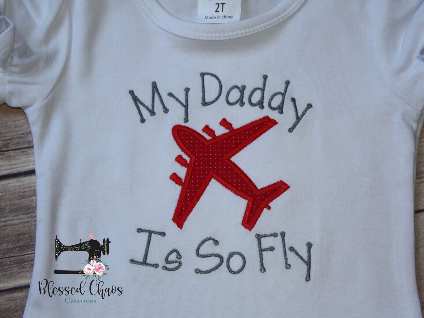 My Daddy Is So Fly Custom Shirt, My Dad is so Fly, C17 Airplane Appliqué Design, Daddy's Co-Pilot, Deployment, Military Homecoming