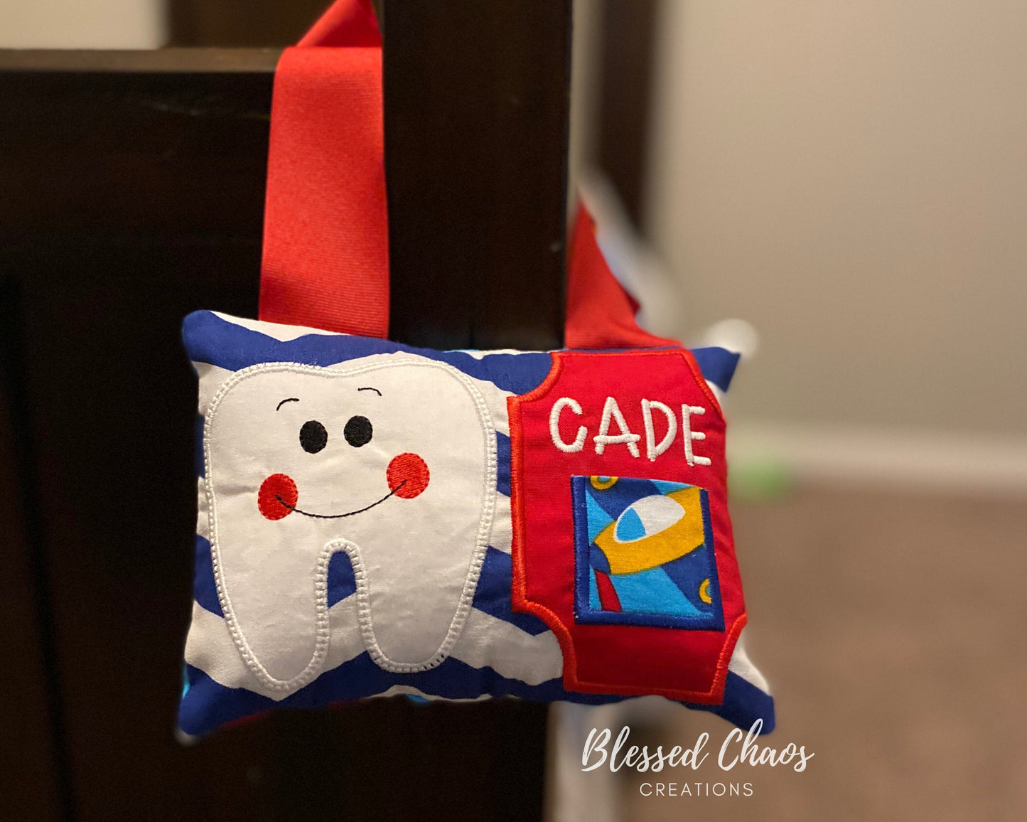 Boys Airplane Tooth Fairy Pillow