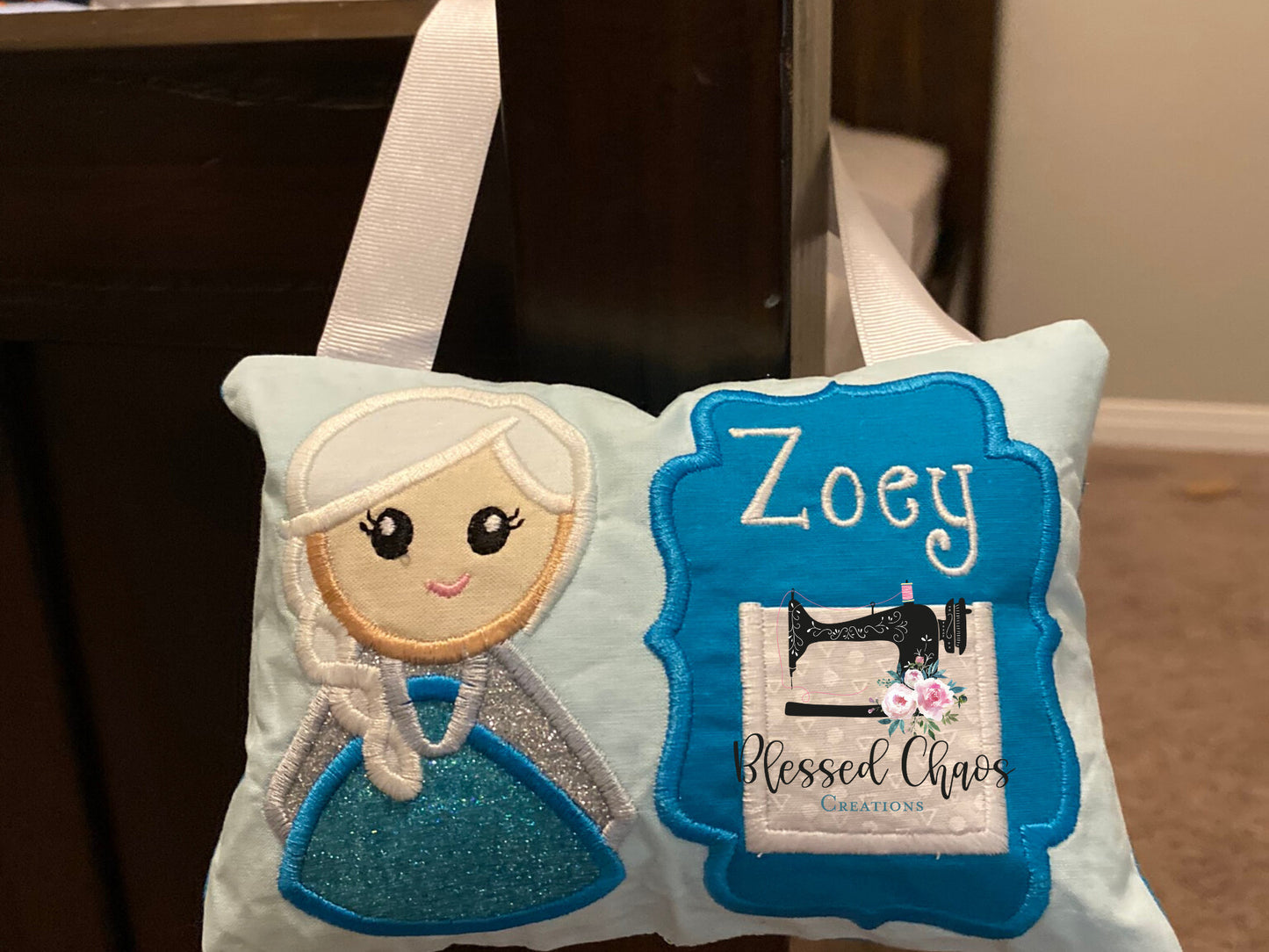 Ice Princess Elsa Tooth Fairy Pillow