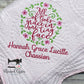 Personalized Heirloom Baby Quilt, All of God's Grace in One Tiny Face Baby Quilt, Personalized Baby Quilt, Christian Baby Shower Gift