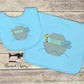 Noah's Ark Baby Bib and Burp Rag Set, Personalized Baby Bib Burp Cloth Set, Religious Baby Gift, Noah's Ark