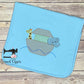 Noah's Ark Baby Bib and Burp Rag Set, Personalized Baby Bib Burp Cloth Set, Religious Baby Gift, Noah's Ark