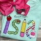 Girls Back to School Name Shirt, Back to School Shirt, Back To School Outfit, Personalized School Shirt, Girls School Shirt