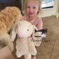 Personalized Embroidered Bunny, Custom Plush Easter Bunny with Name, Monogrammed Easter Bunny, Personalized Easter Bunny, First Easter Gift