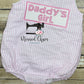 Daddy's Girl Seersucker Bubble, Girls Father's Day Outfit, I Love Dad Outfit, Daddy's Little Girl Outfit, Seersucker Bubble
