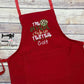Christmas Cookie Baking Apron, Personalized Cookie Baking Apron, Cookie Tester Apron, Head Cookie Maker Apron, Christmas Apron