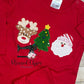 Personalized Christmas Romper, Embroidered Christmas Trio Outfit, Baby's First Christmas, Baby Boy Christmas Outfit,Boys Santa Outfit