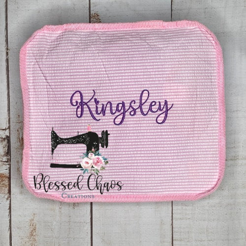 Personalized Seersucker Packing Cubes, Monogrammed Travel Cubes, Packing Organization for Kids, Kids Travel Cubes, Vacation Packing Cubes